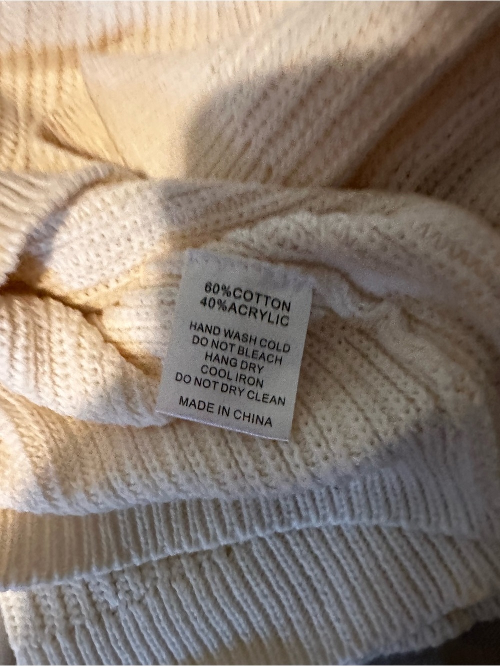Mod Ref Cream Ribbed Button-Front Cardigan - Picture 4 of 4